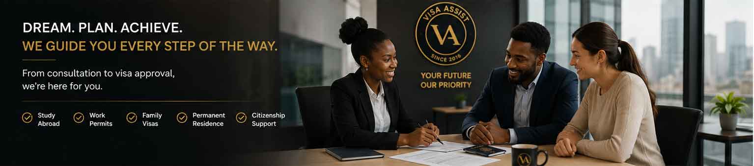 Visa Assist — your journey, our expertise. Professional immigration support for a seamless future
